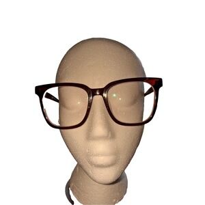 Eyebuydirect Kenneth Square Eyeglasses‎ Frames 54-20-148 Brown